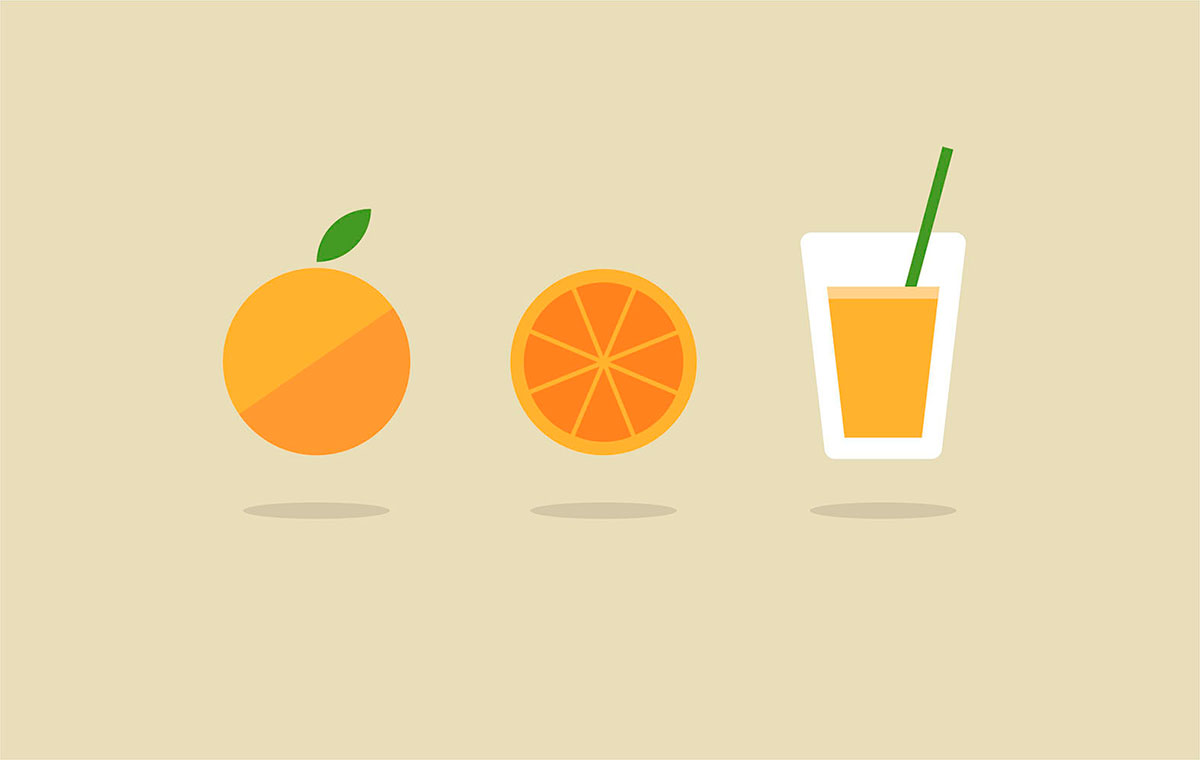 Naranja vs zumo de naranja